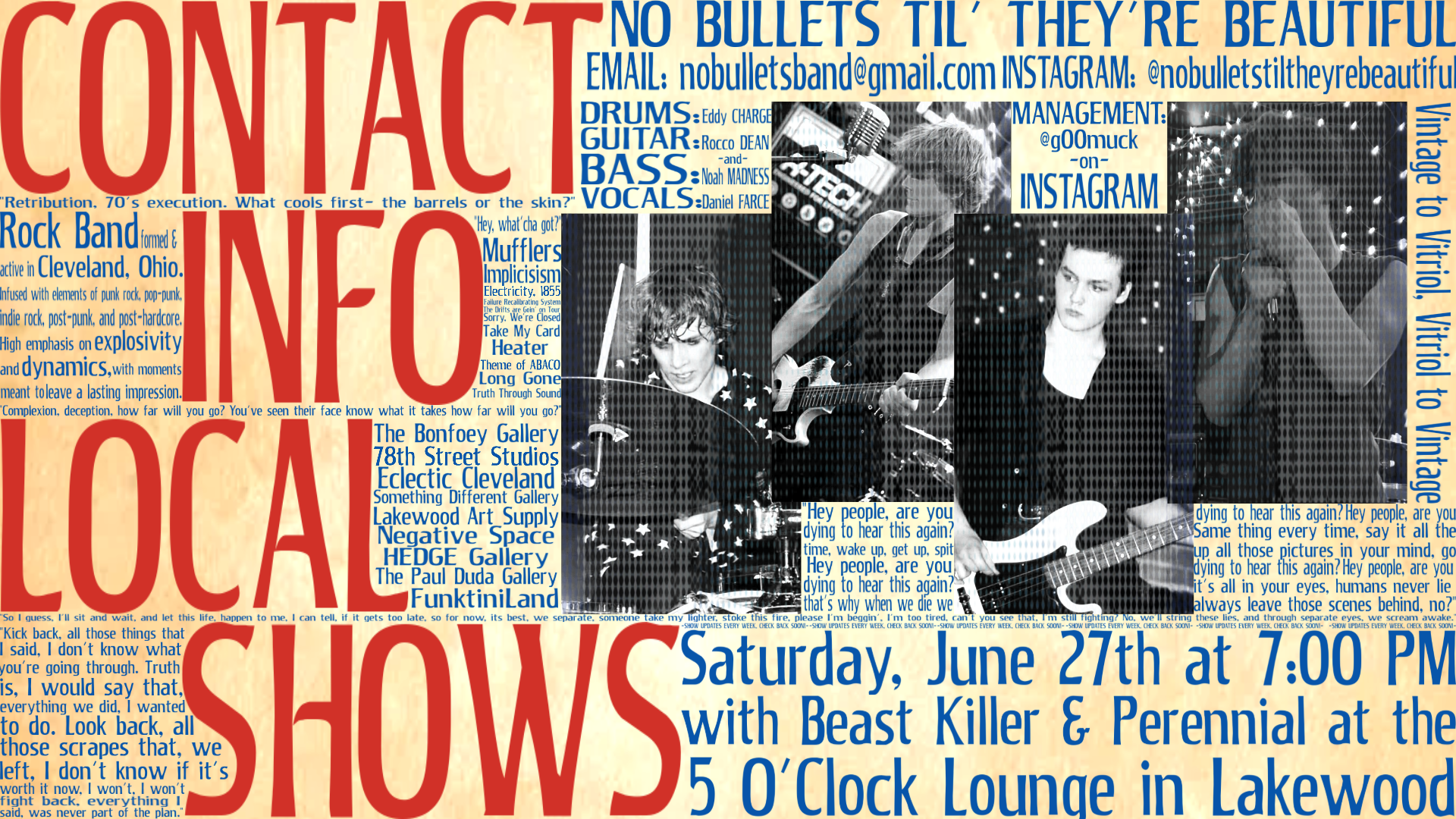 No Bullets Til They're Beautiful artwork